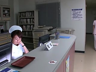 Nurses at the doctors office have lesbian sex after work